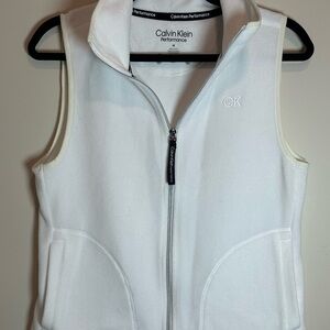 Calvin Klein Cream Fleece Vest